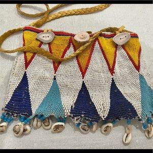 100% beaded American Indian bag